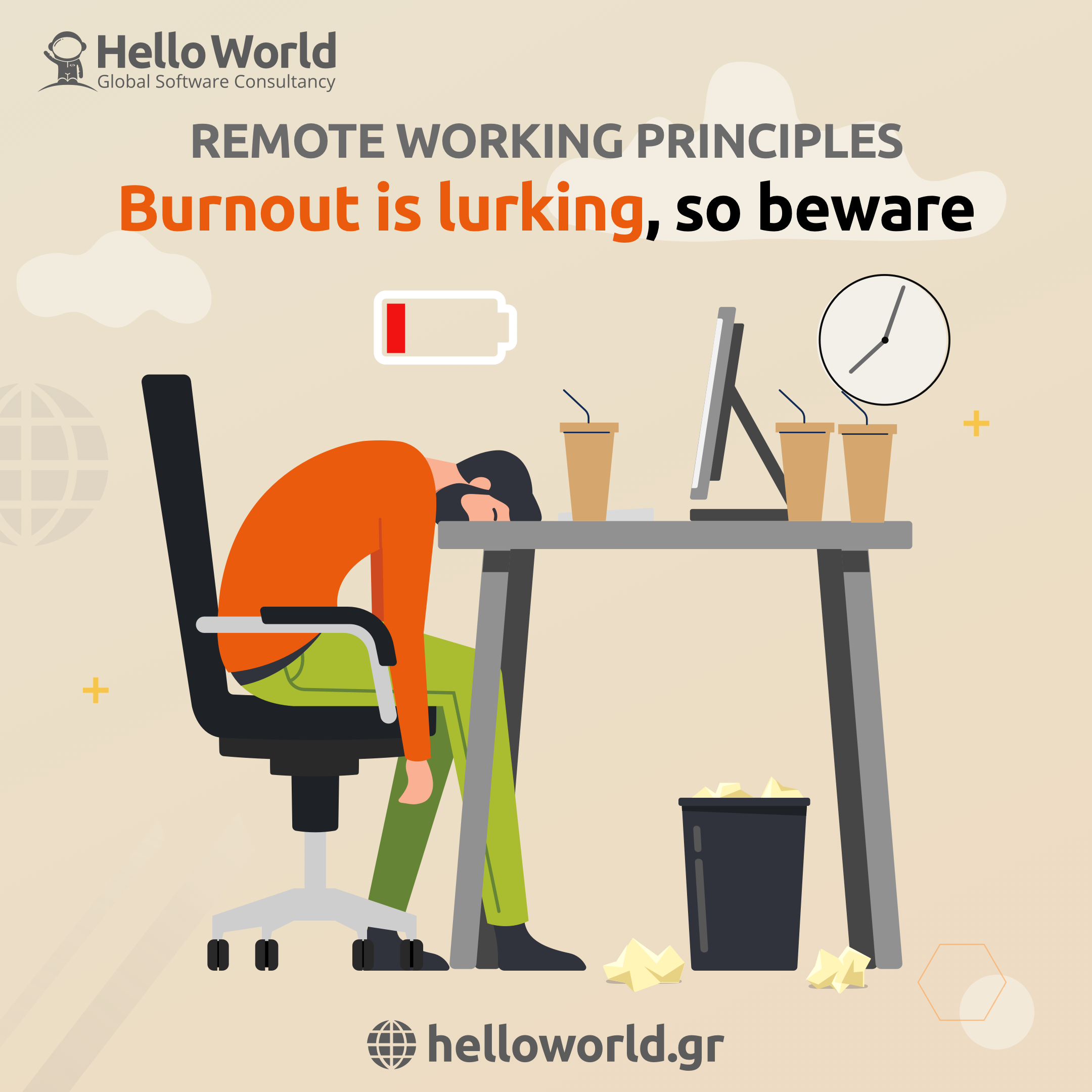 Burnout is lurking, so beware