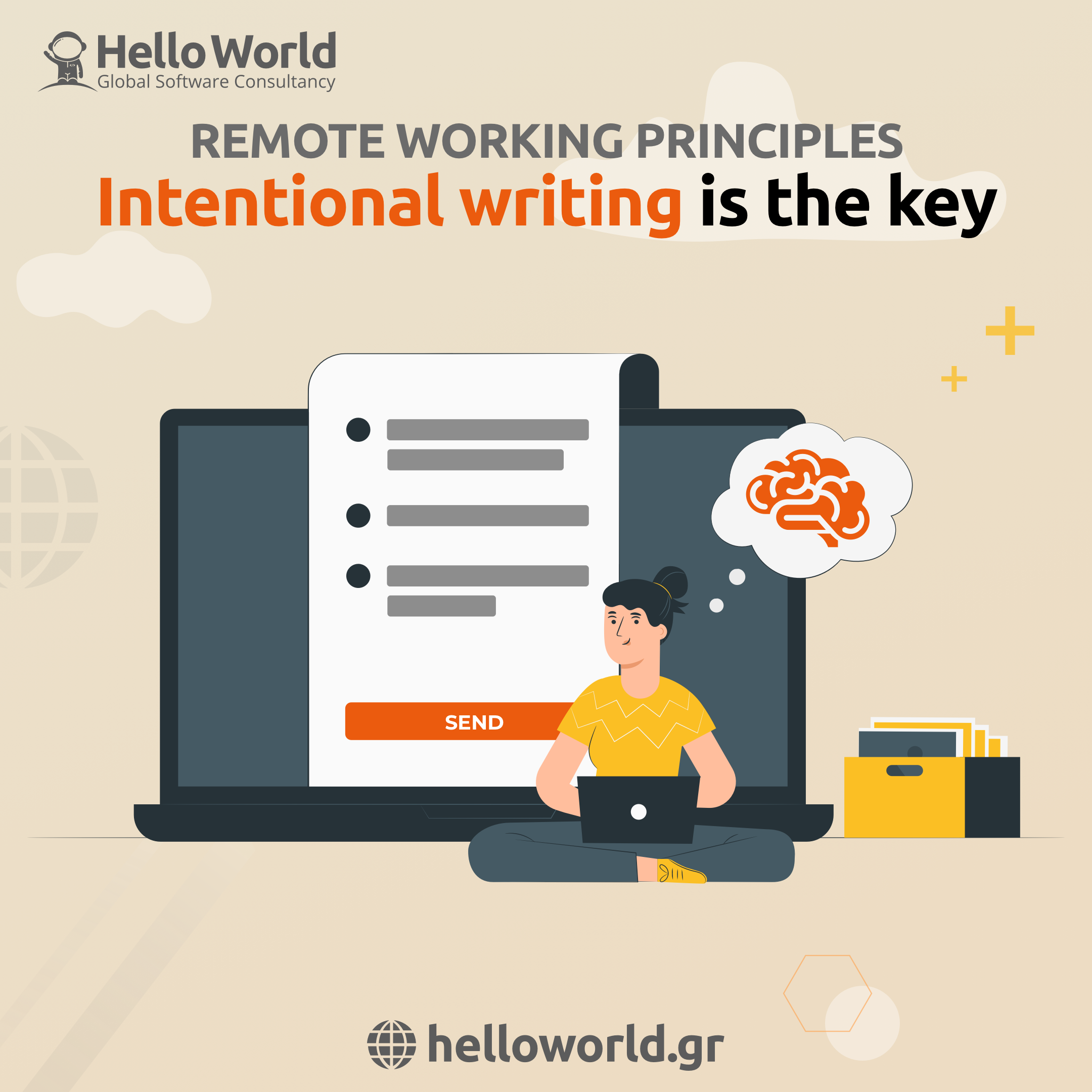 Intentional writing is the key